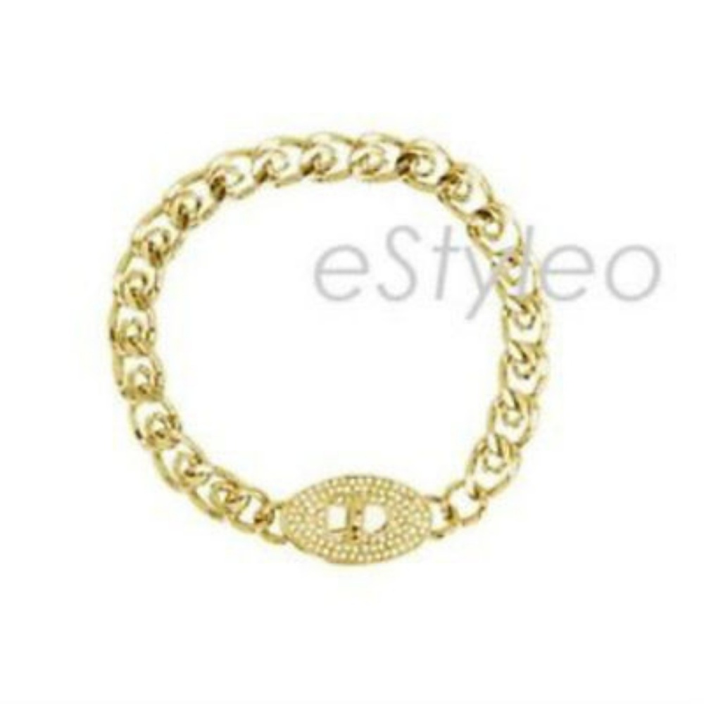 Fossil Brand Chain Bracelet Turnkey Stainless Stee